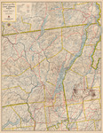 Recreational Map of the Lake George Area and Warren County, NY by National Survey Company