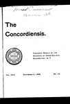 The Concordiensis, Volume 22, Number 10 by George Clarence Rowell