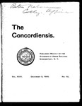 The Concordiensis, Volume 24, Number 10 by Porter Lee Merriman