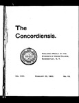 The Concordiensis, Volume 25, Number 16 by John D. Guthrie