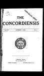 The Concordiensis, Volume 36, No 1 by Frederick S. Harris
