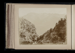 Valley and cascade, with mountains by William James Stillman