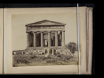 View of the east façade of the Temple of Concord, Agrigento, Sicily by William James Stillman